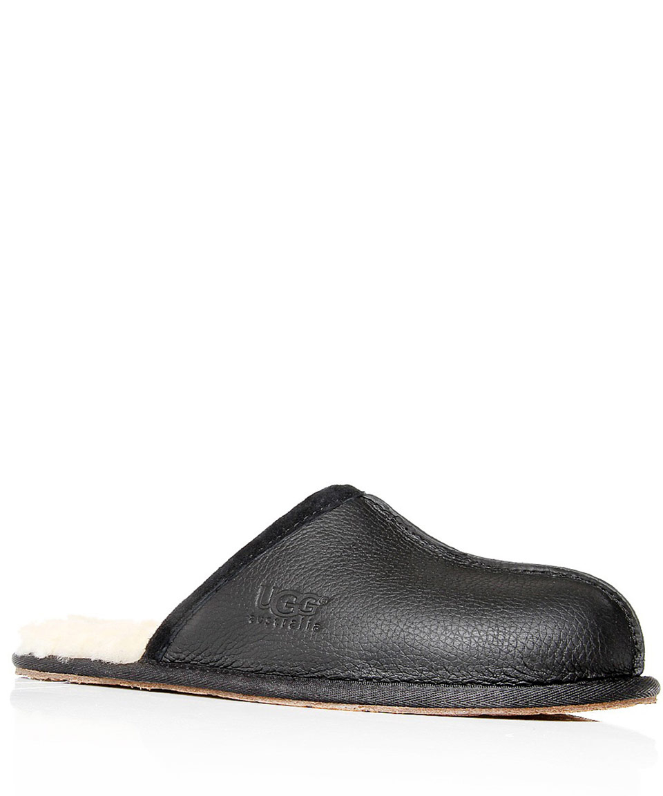 scuff leather slipper ugg
