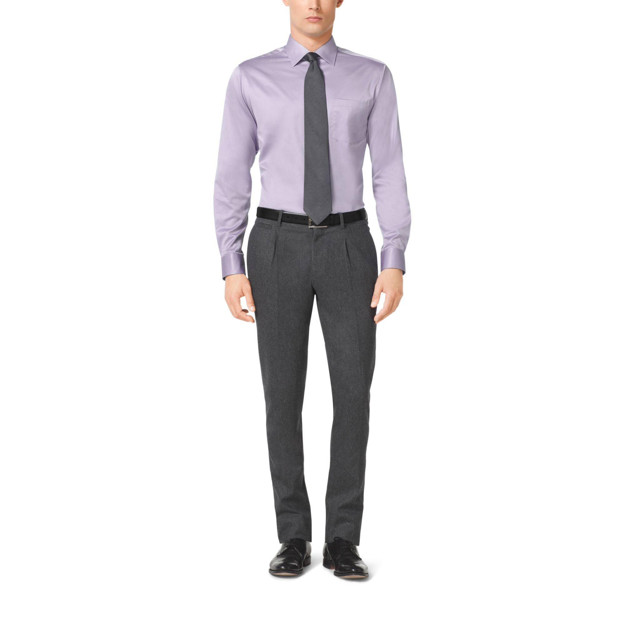 lilac dress shirt