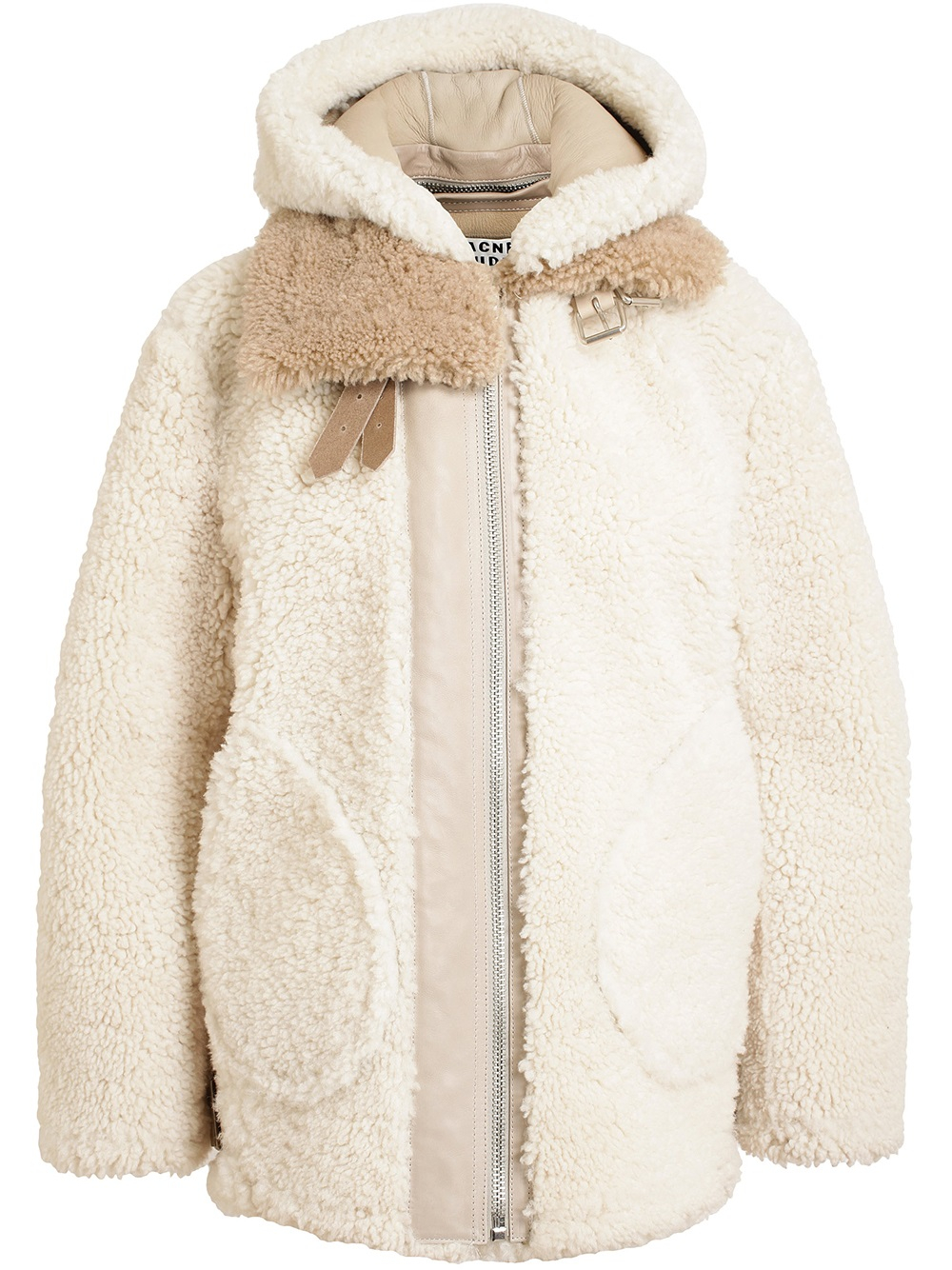 acne studios white coat