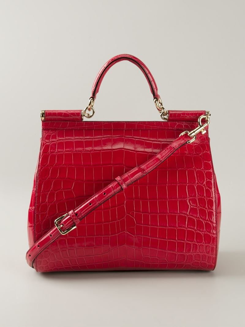 red dolce and gabbana purse