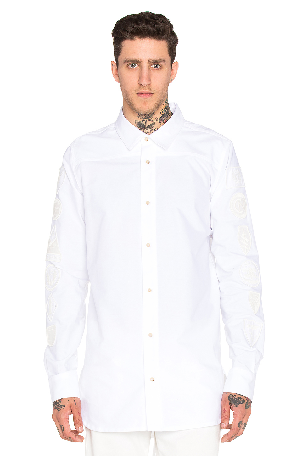 Off-White c/o Virgil Abloh Oxford Shirt in White for Men | Lyst