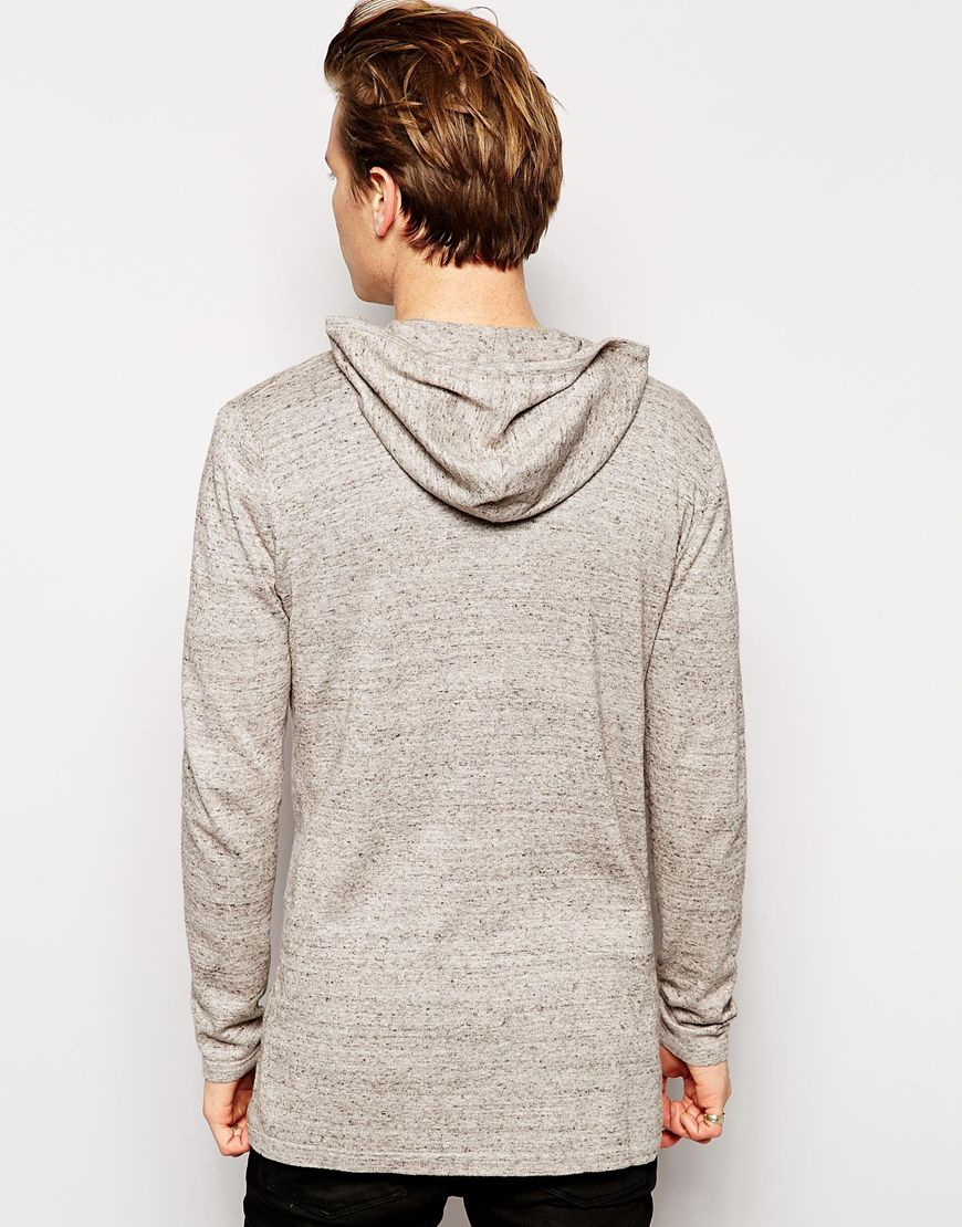 knitted zip hoodie mens