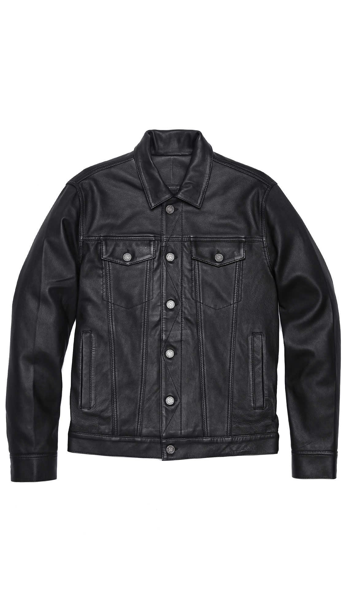 Marc By Marc Jacobs Lambskin Leather Jacket in Black for Men (Orcha ...