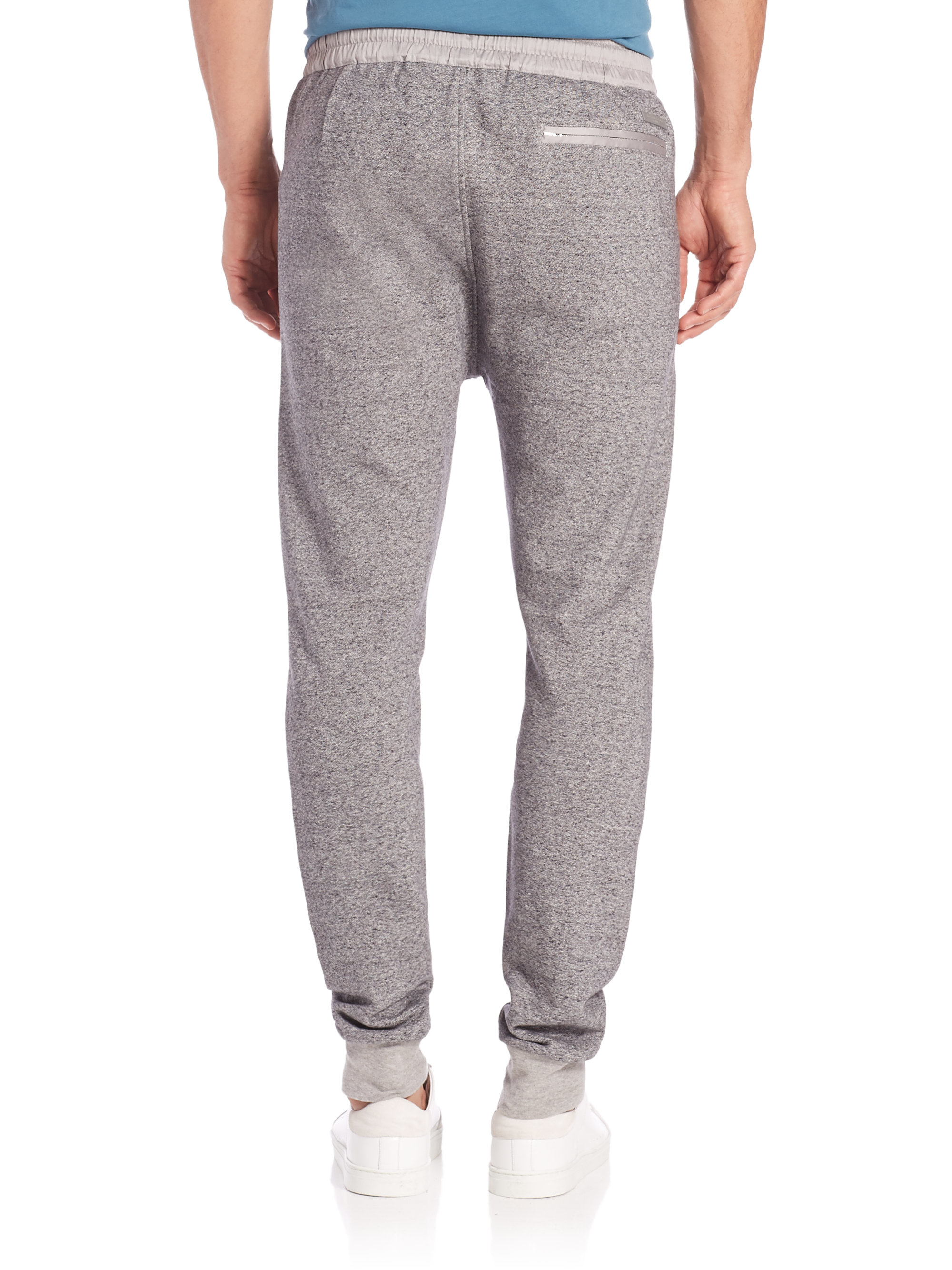 Lyst - Burberry Haleford Joggers in Gray for Men