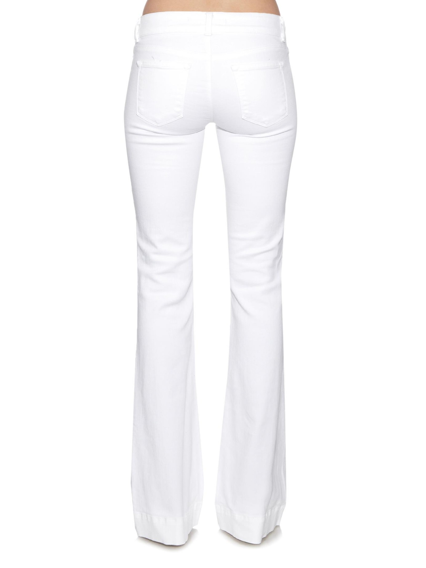 J Love Story Low-rise Flared Jeans White | Lyst