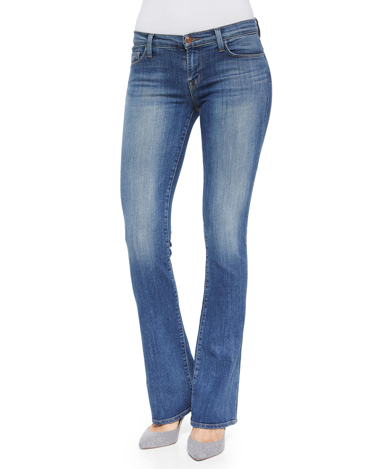 J Brand Betty Boot-Cut Jeans in Blue (denim) | Lyst