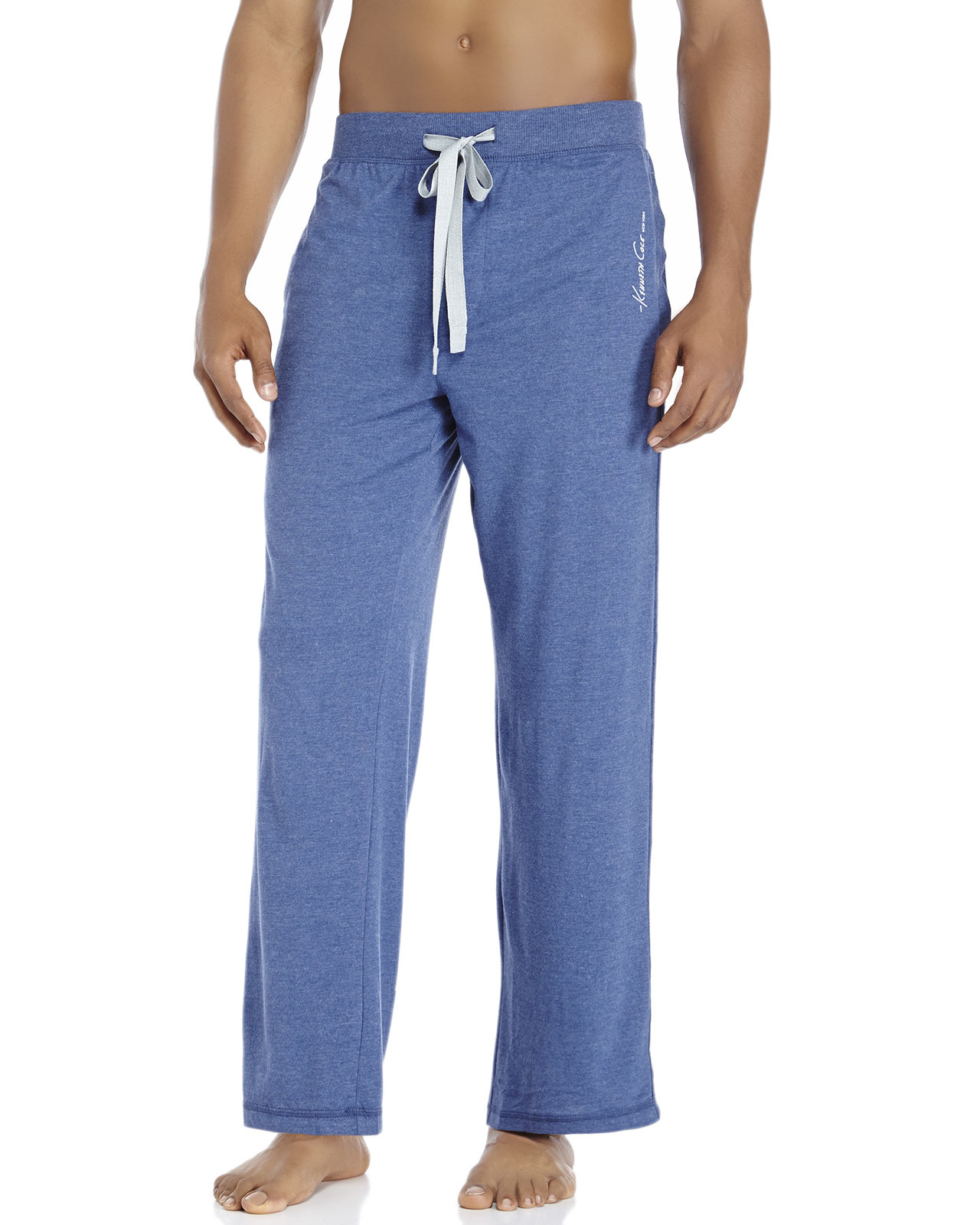 Kenneth cole Drawstring Sweatpants in Blue for Men | Lyst