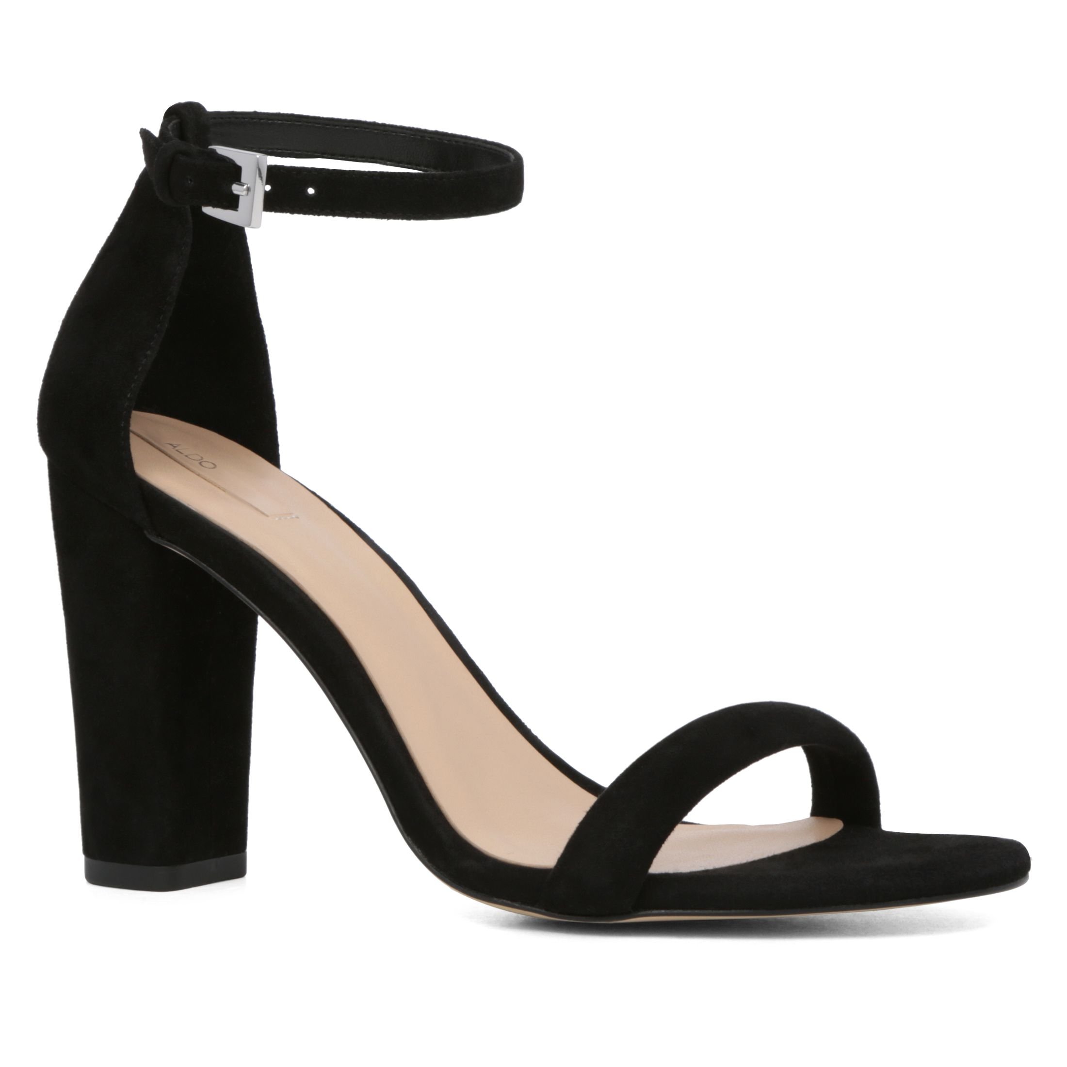 Aldo Cicci Ankle Strap High Heel Sandals in Black | Lyst