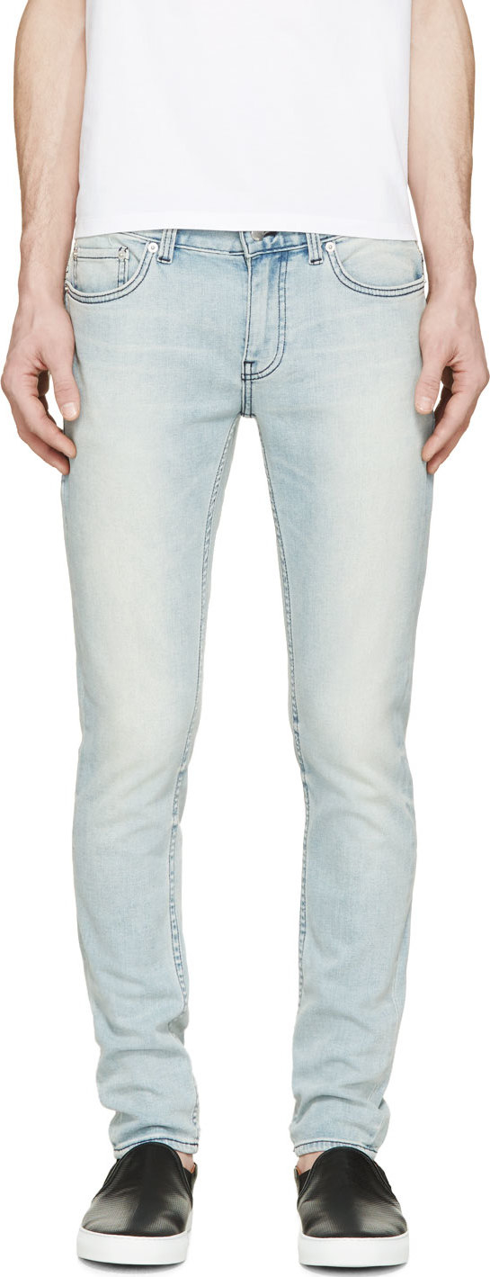 faded blue jeans mens