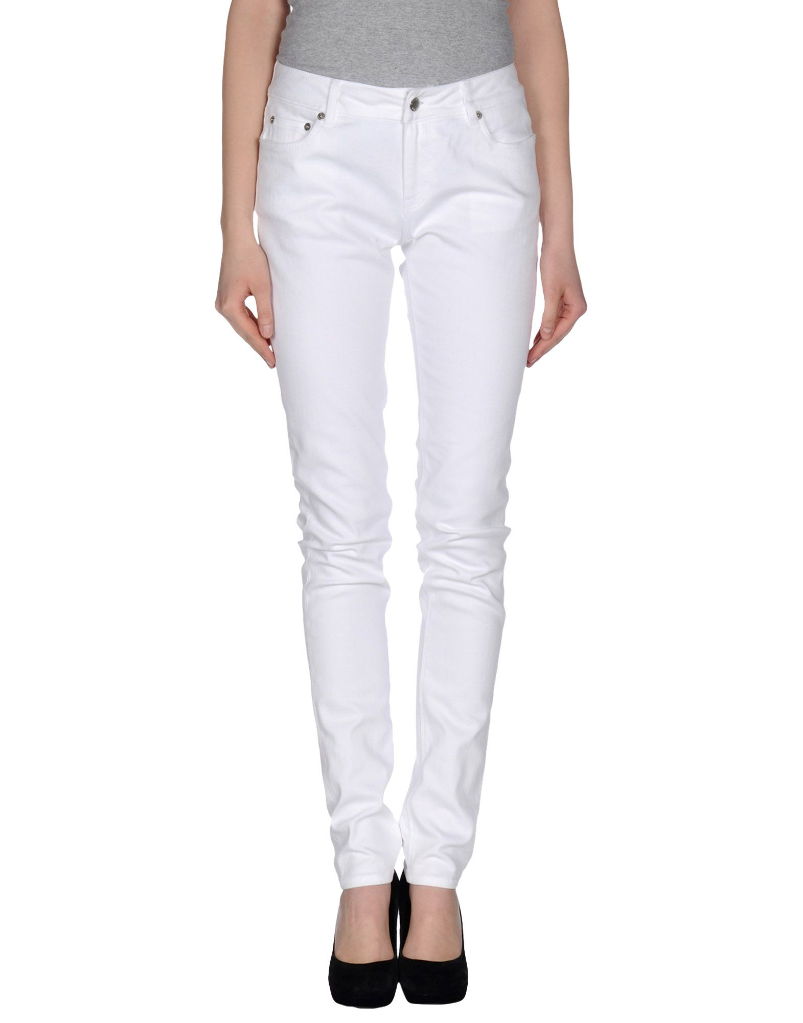 Prada Denim Trousers in White for Men | Lyst
