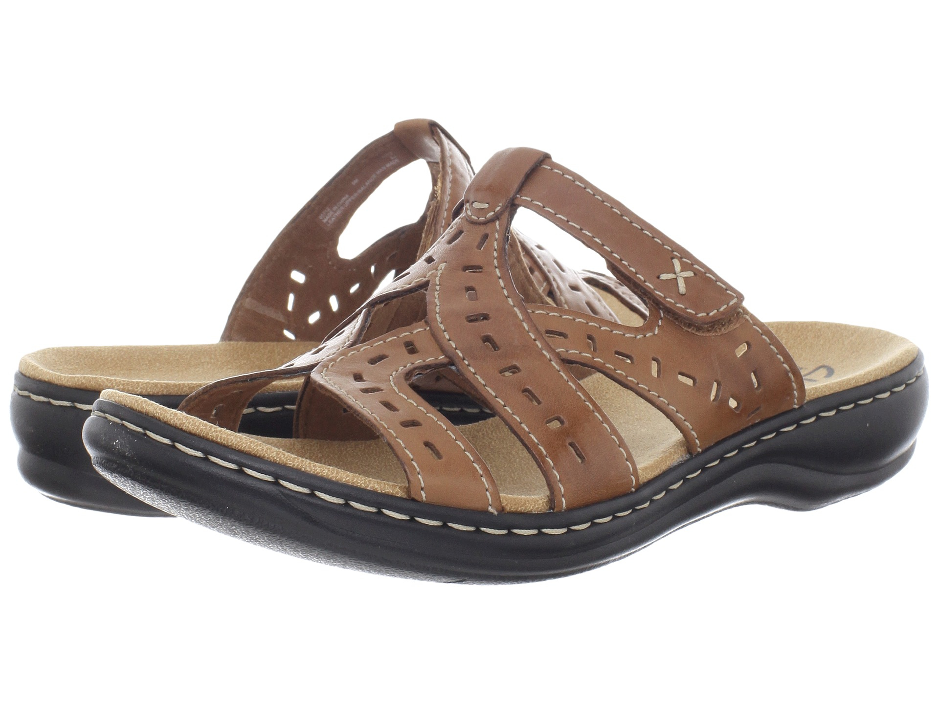 Clarks Leisa Truffle in Brown | Lyst