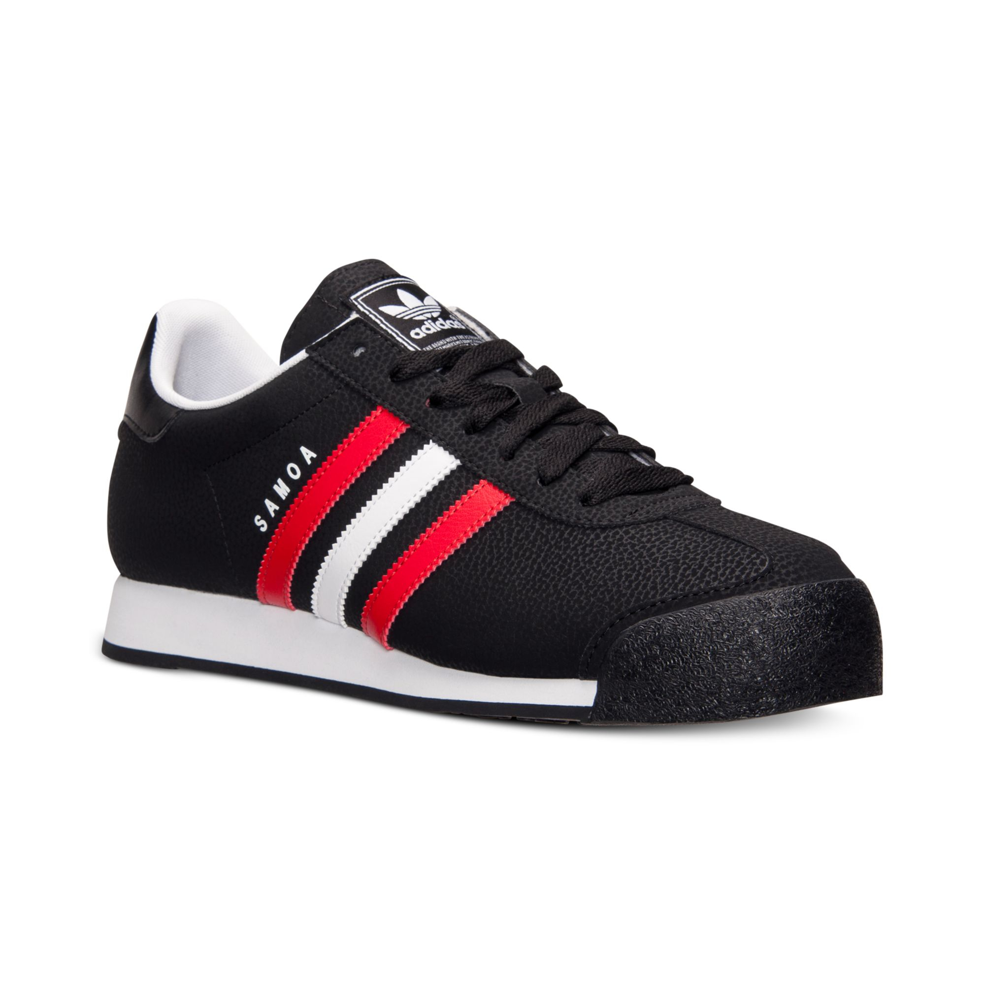 adidas Mens Samoa Casual Sneakers From Finish Line in Black/Red/White  (Black) for Men | Lyst