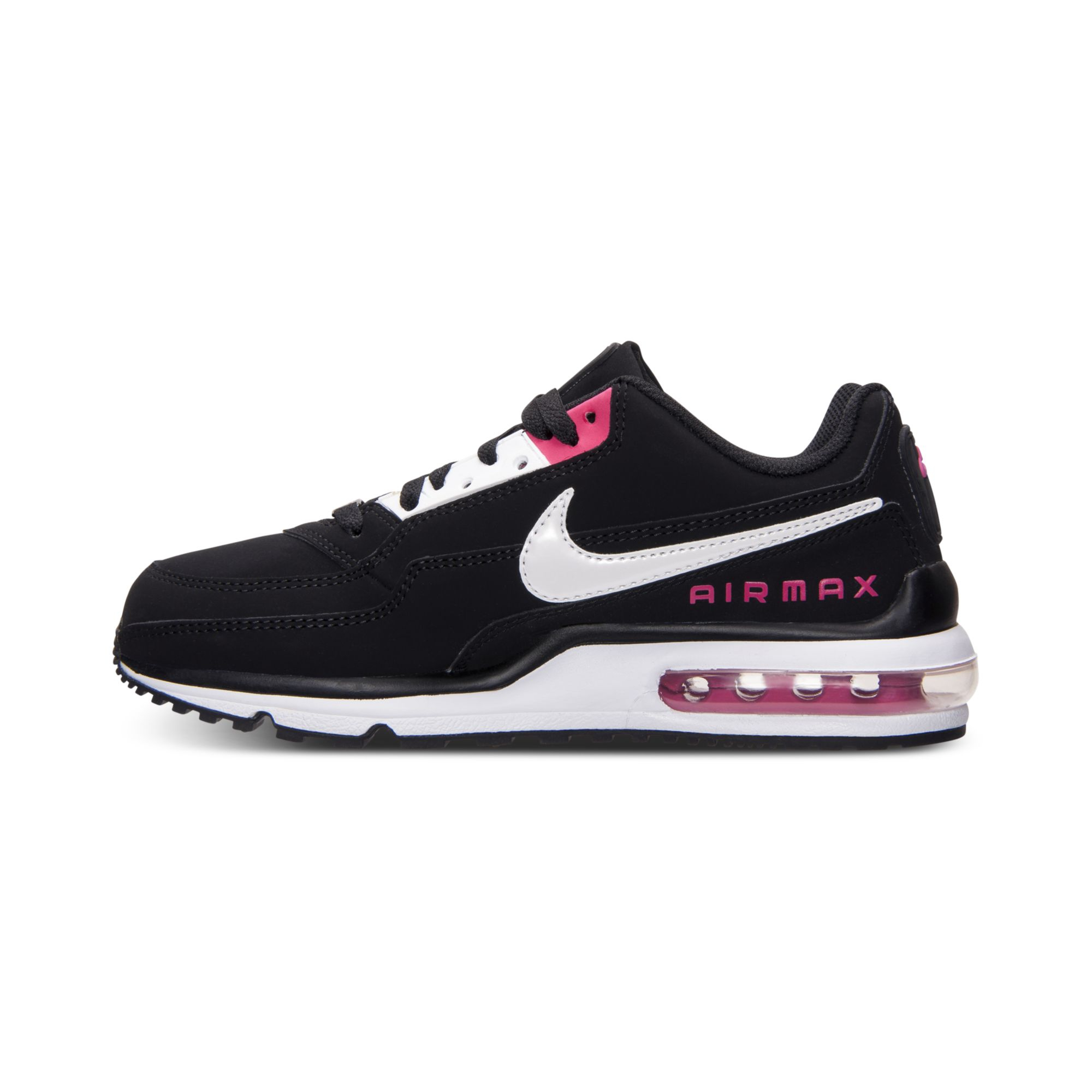 hot pink and black nike air max