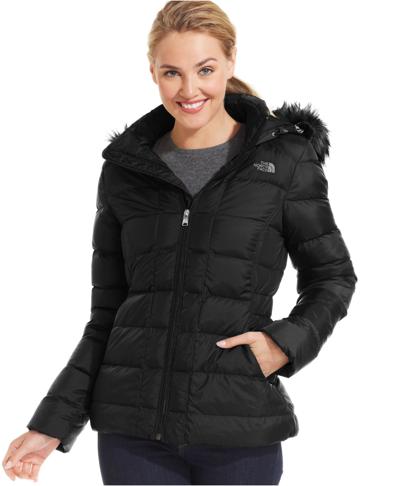 north face gotham black