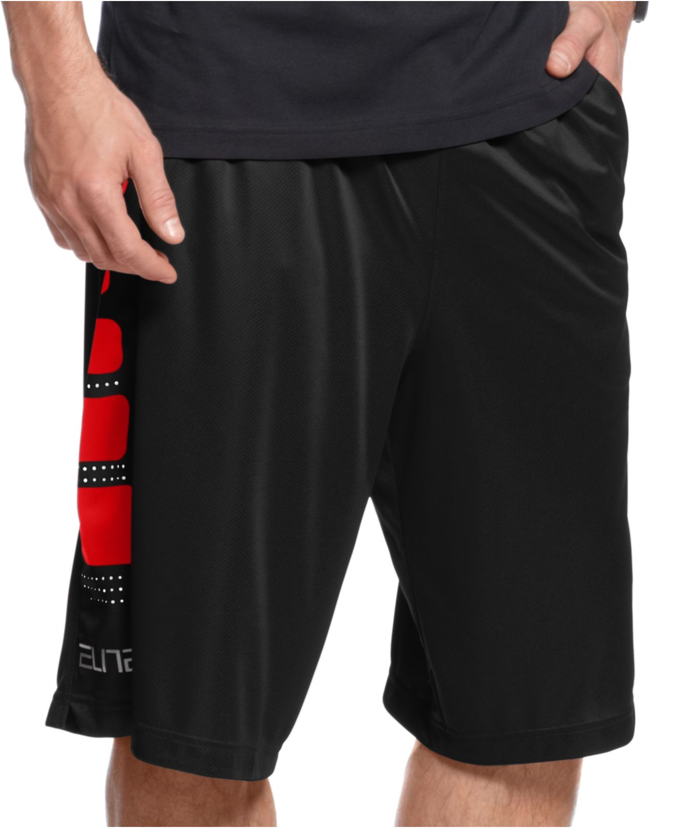 black nike elite basketball shorts