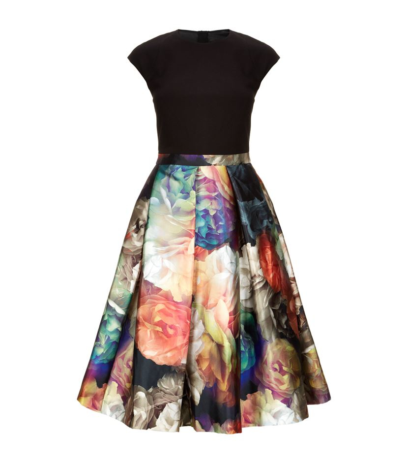 ted baker technicolour bloom dress