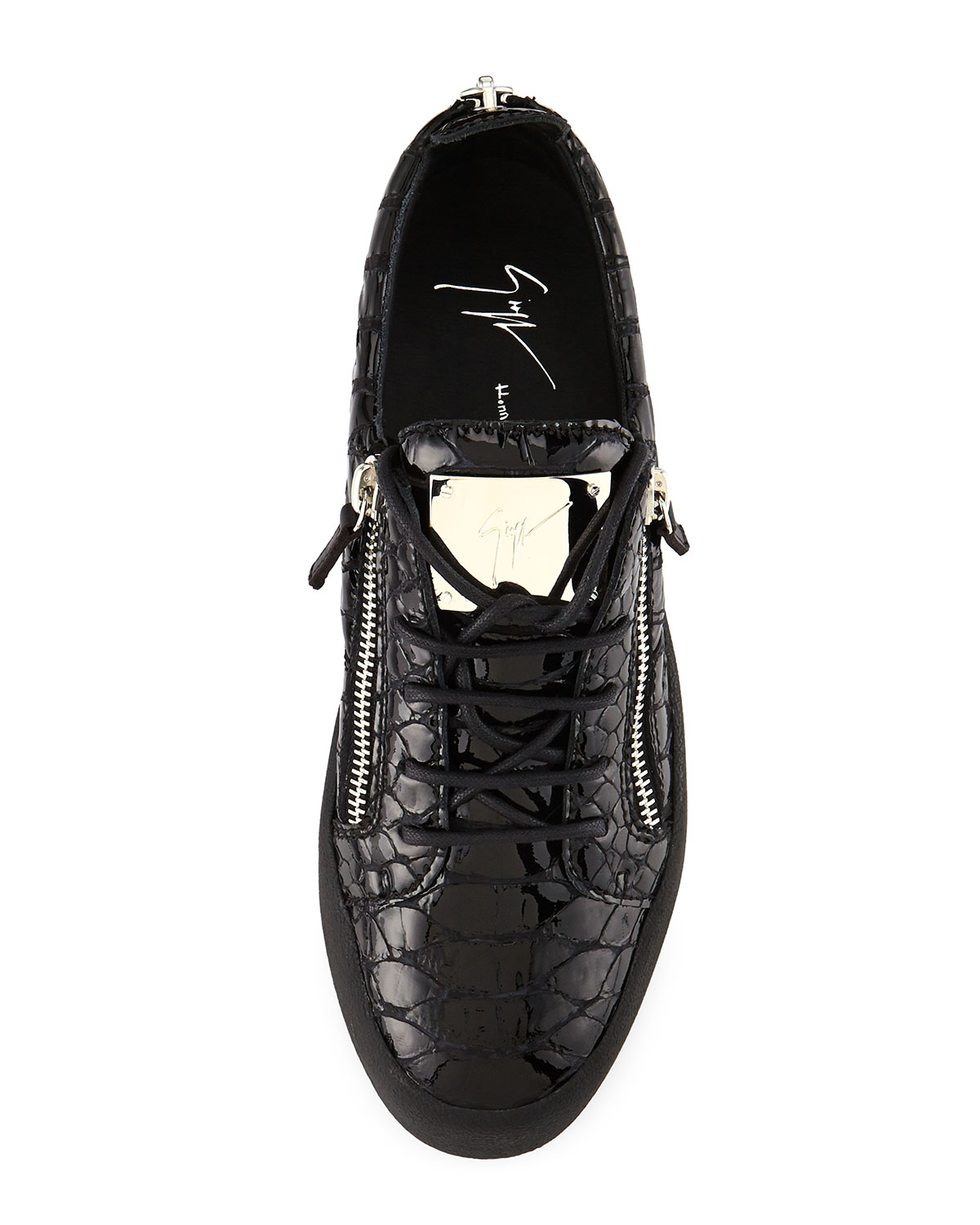 black low top giuseppes