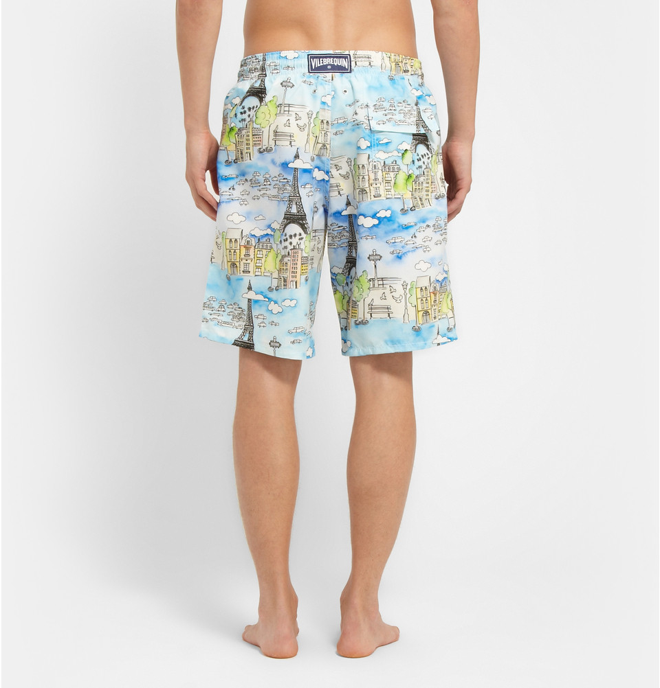 vilebrequin long swim trunks