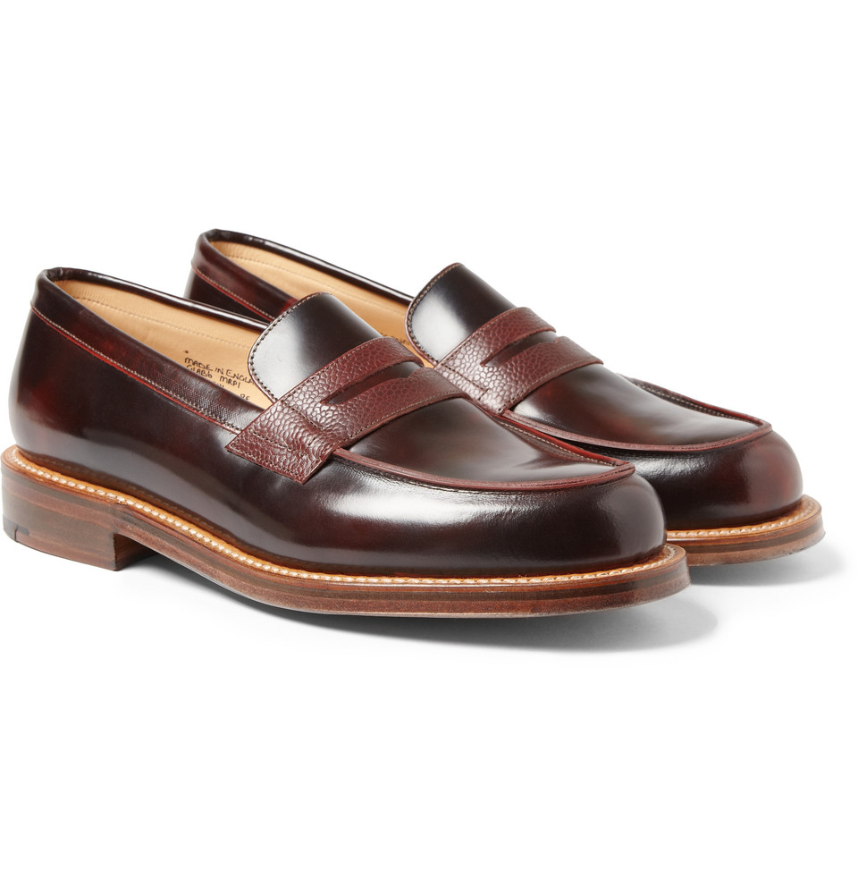 Lyst - Foot The Coacher G-Lab Leather Penny Loafers in Red for Men