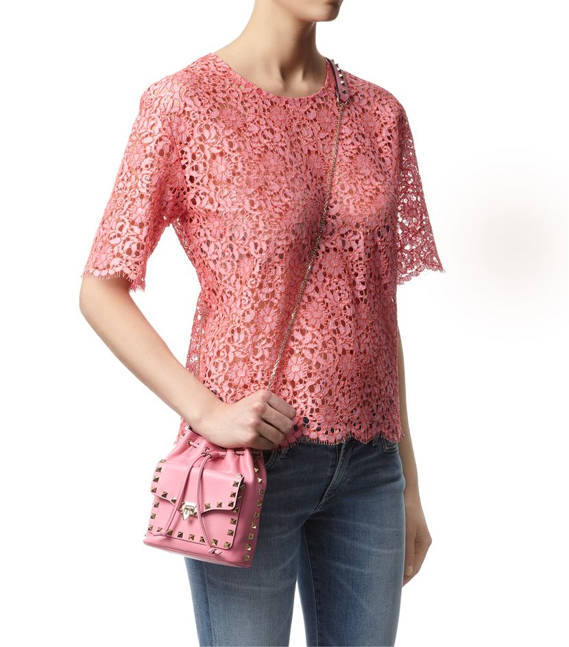 valentino drawstring bag