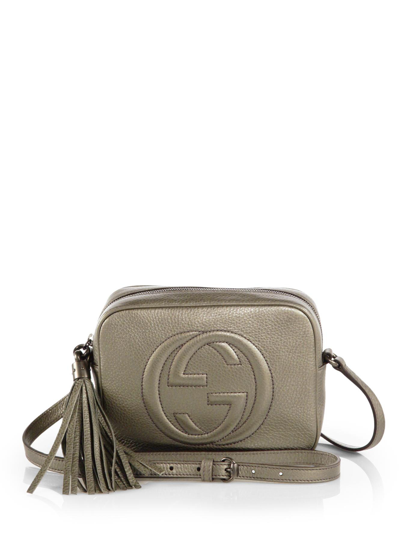 Gucci Soho Metallic Leather Disco Bag | Lyst