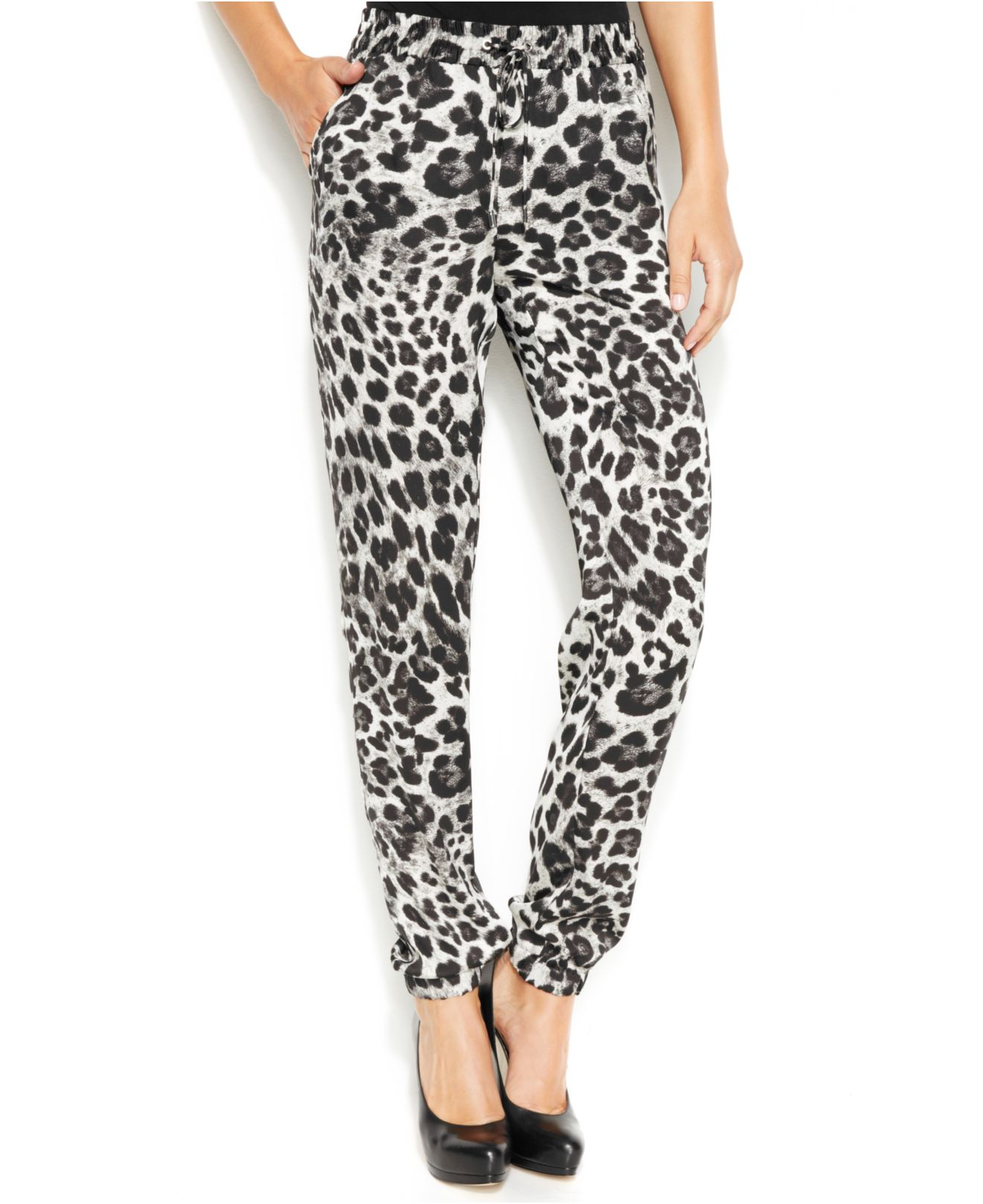 michael kors pants womens black