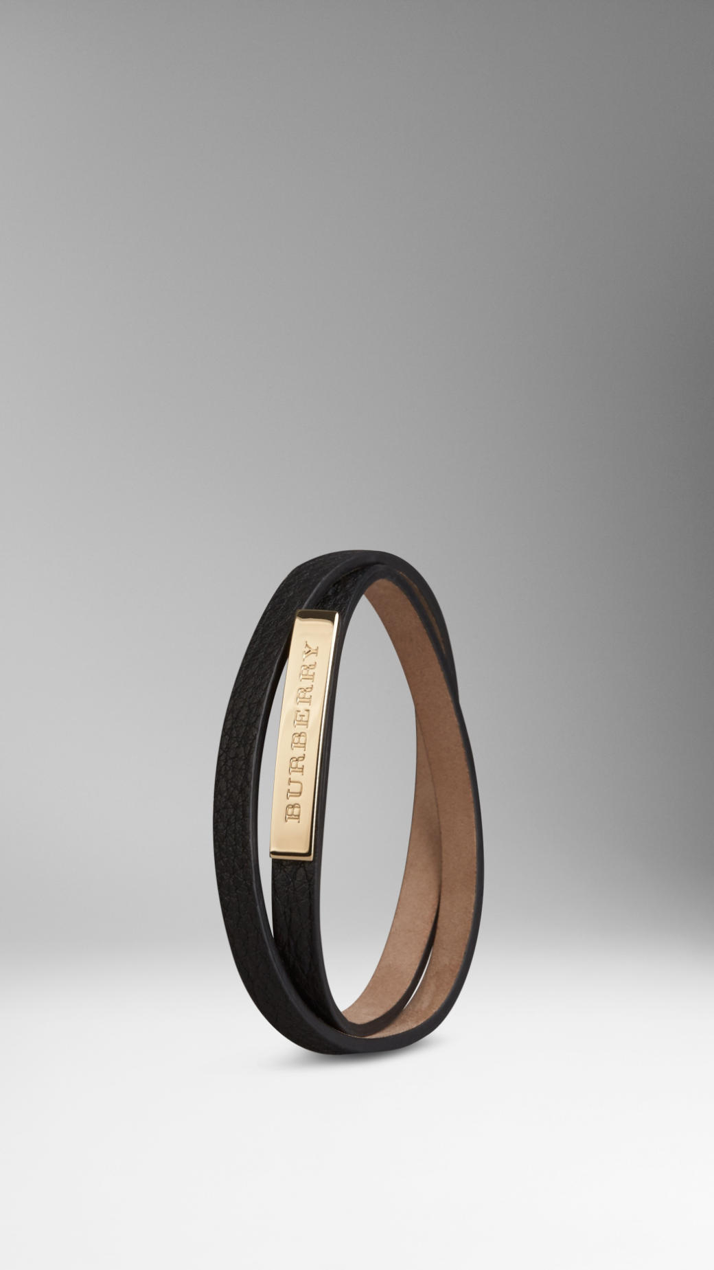 Burberry Tb Bangle Bracelet in Natural | Lyst