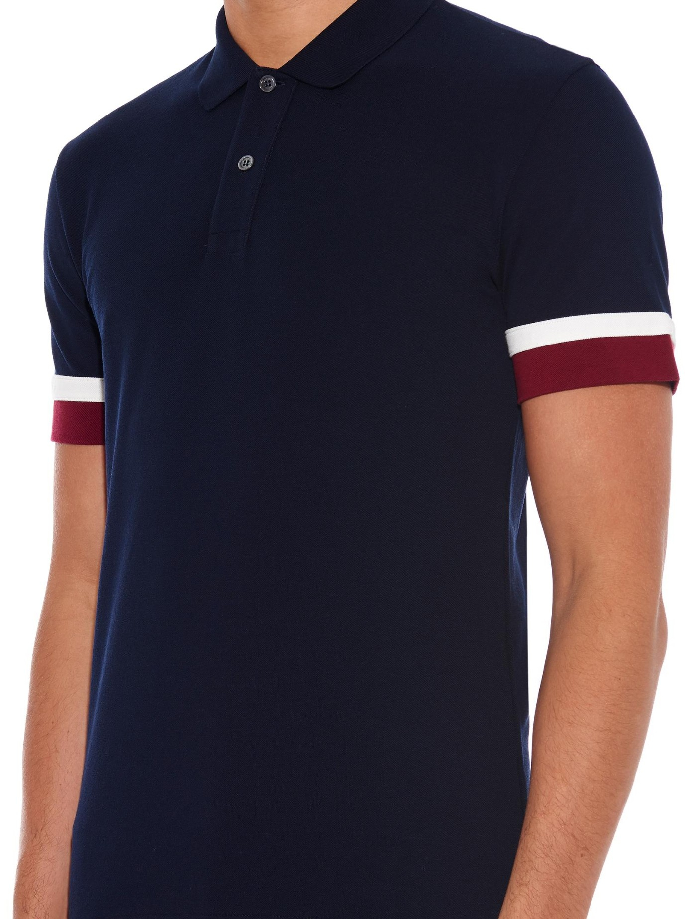 navy blue gucci polo