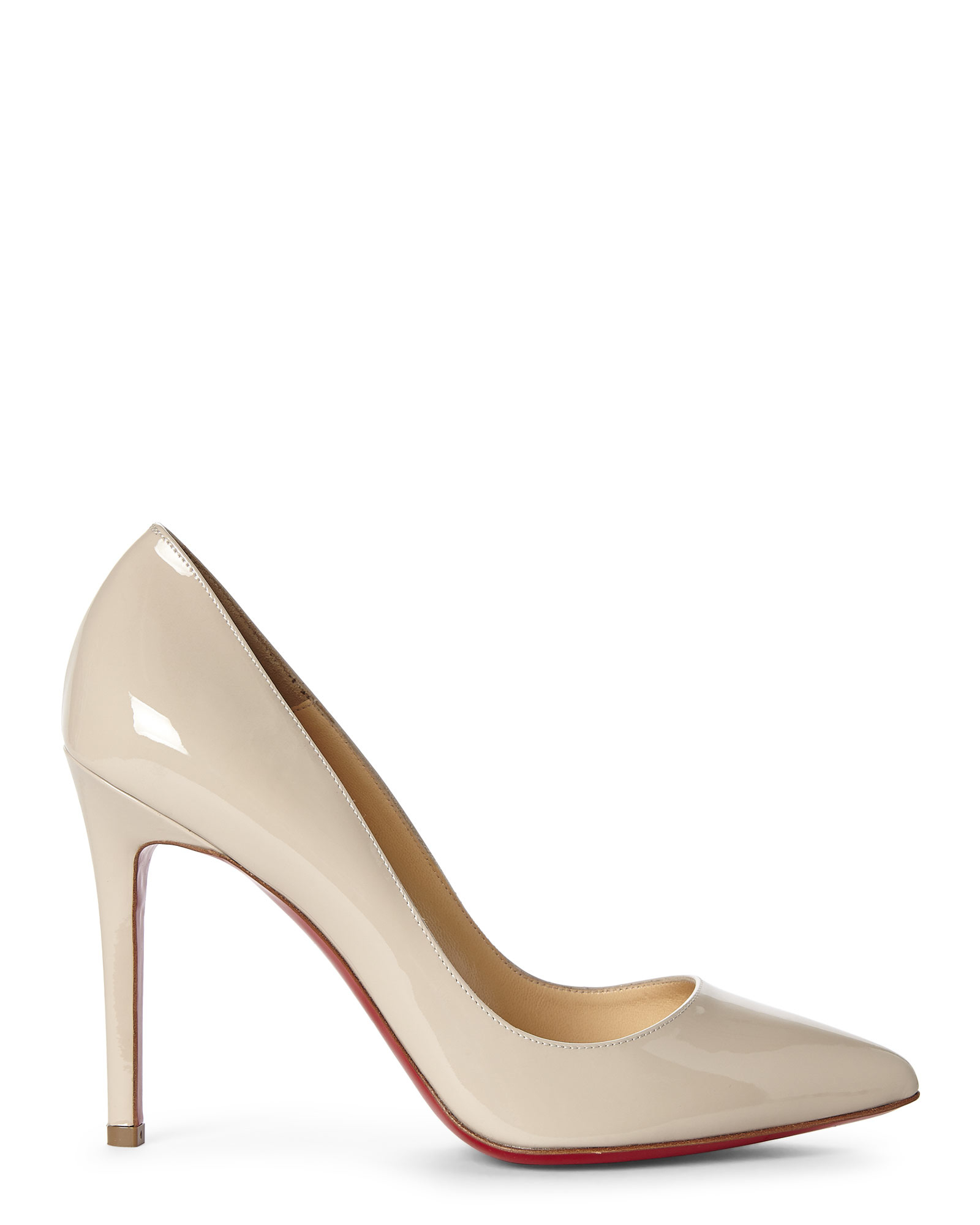 christian louboutin wedges Beige covered heels | cosmetics digital ...  