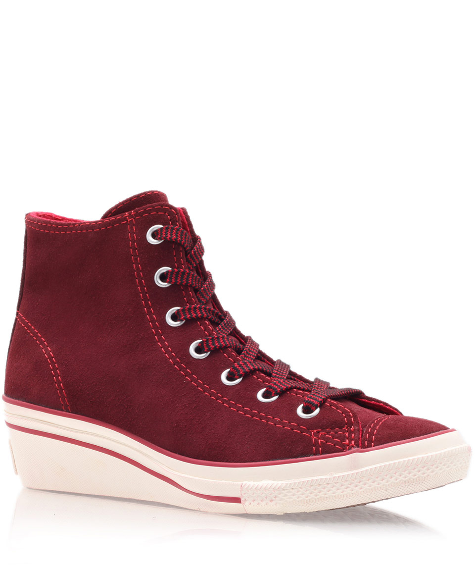 red converse high tops cheap