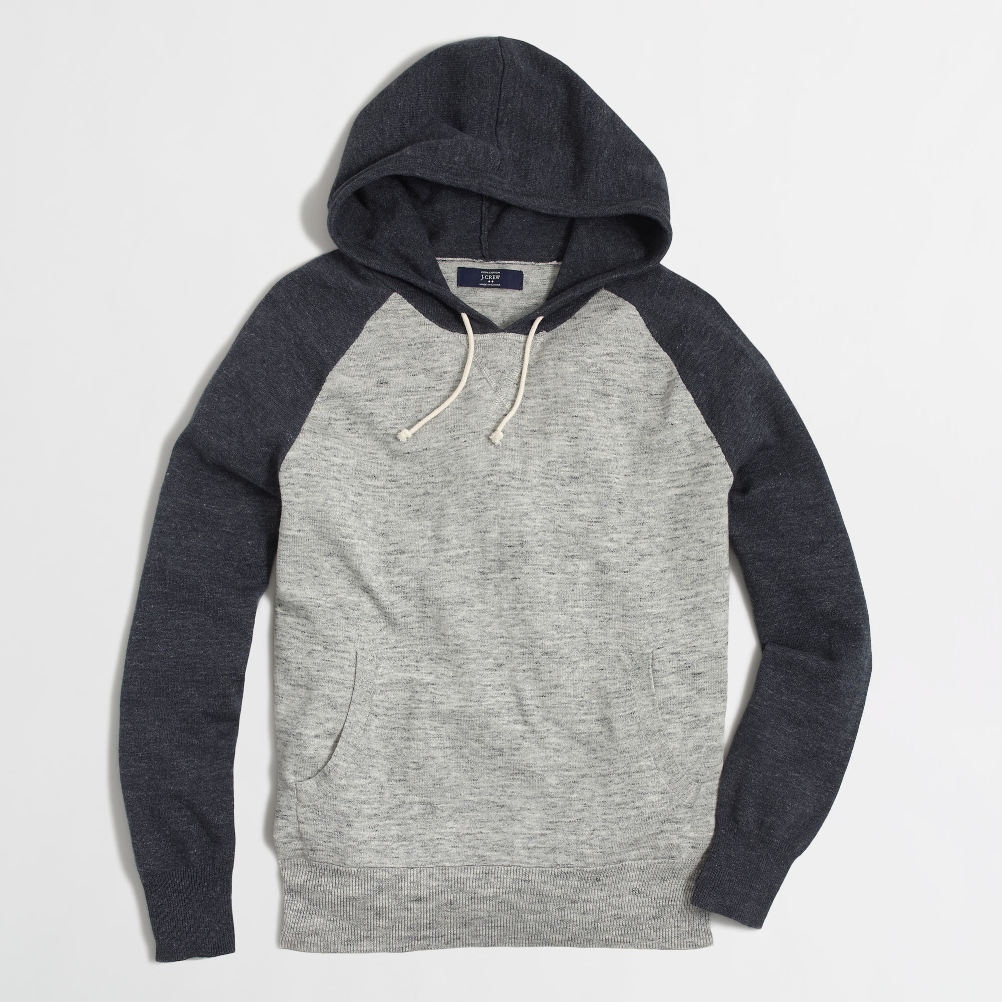 j crew cotton linen hoodie