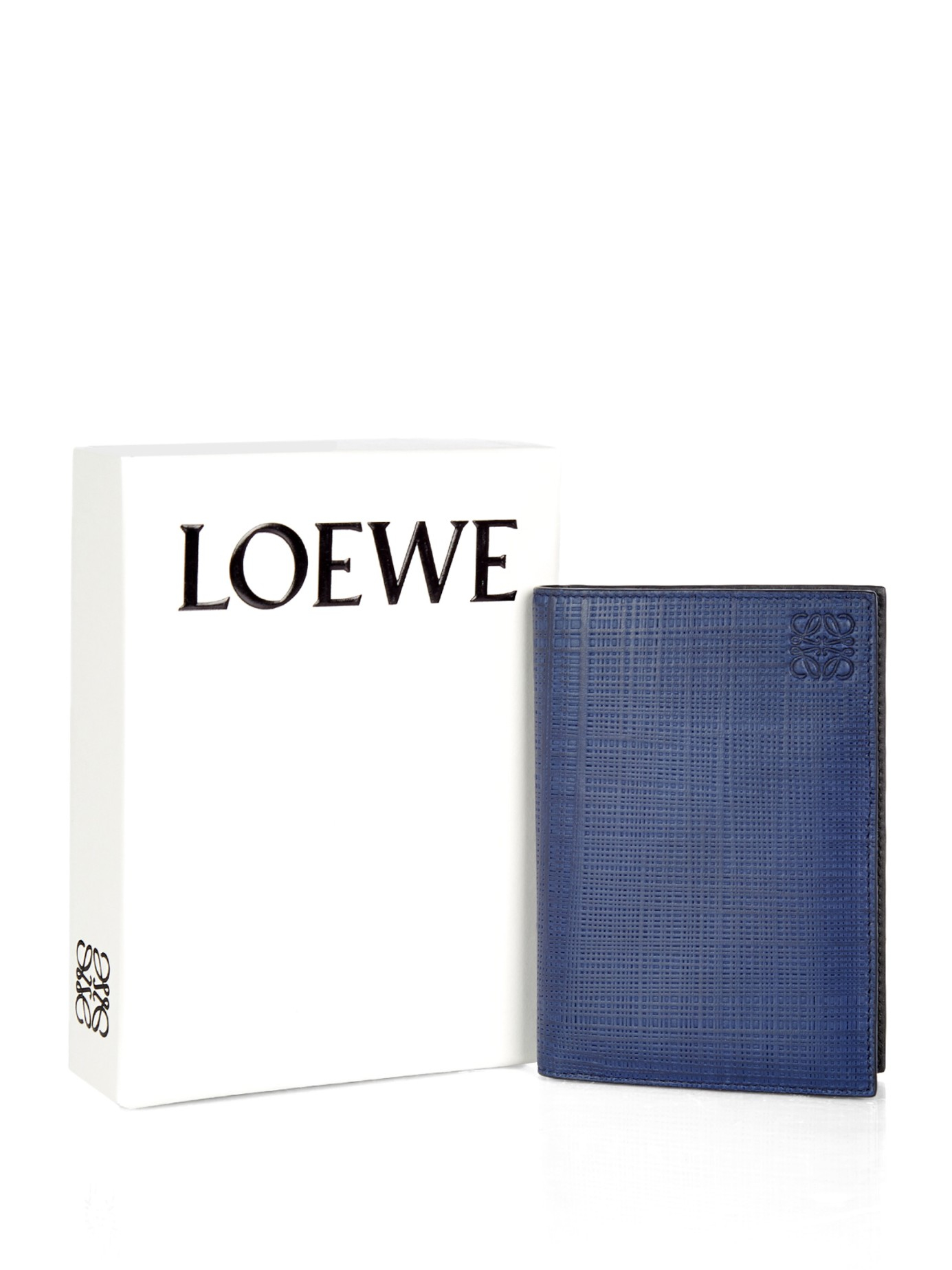 Loewe Textured Leather Passport Holder 