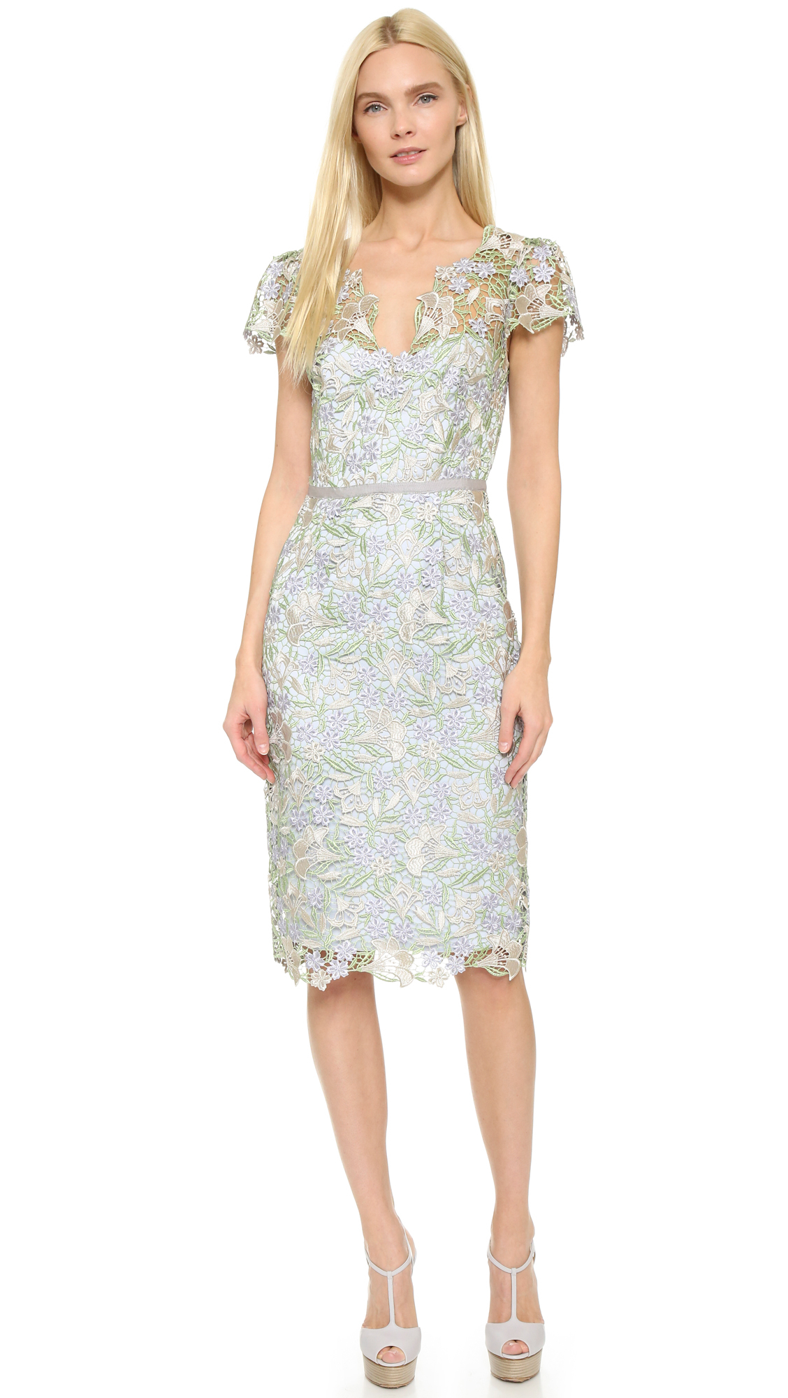 blue marchesa gown