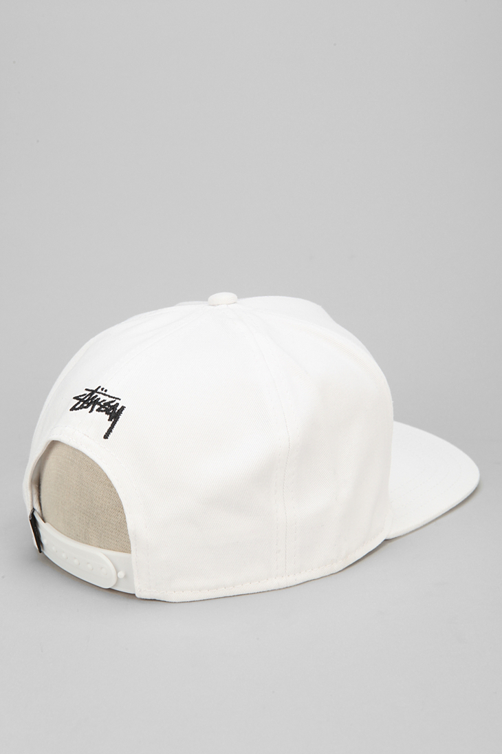 white stussy hat