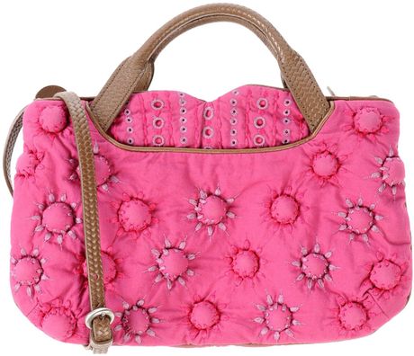 Jamin Puech Under-Arm Bags in Pink (Garnet)