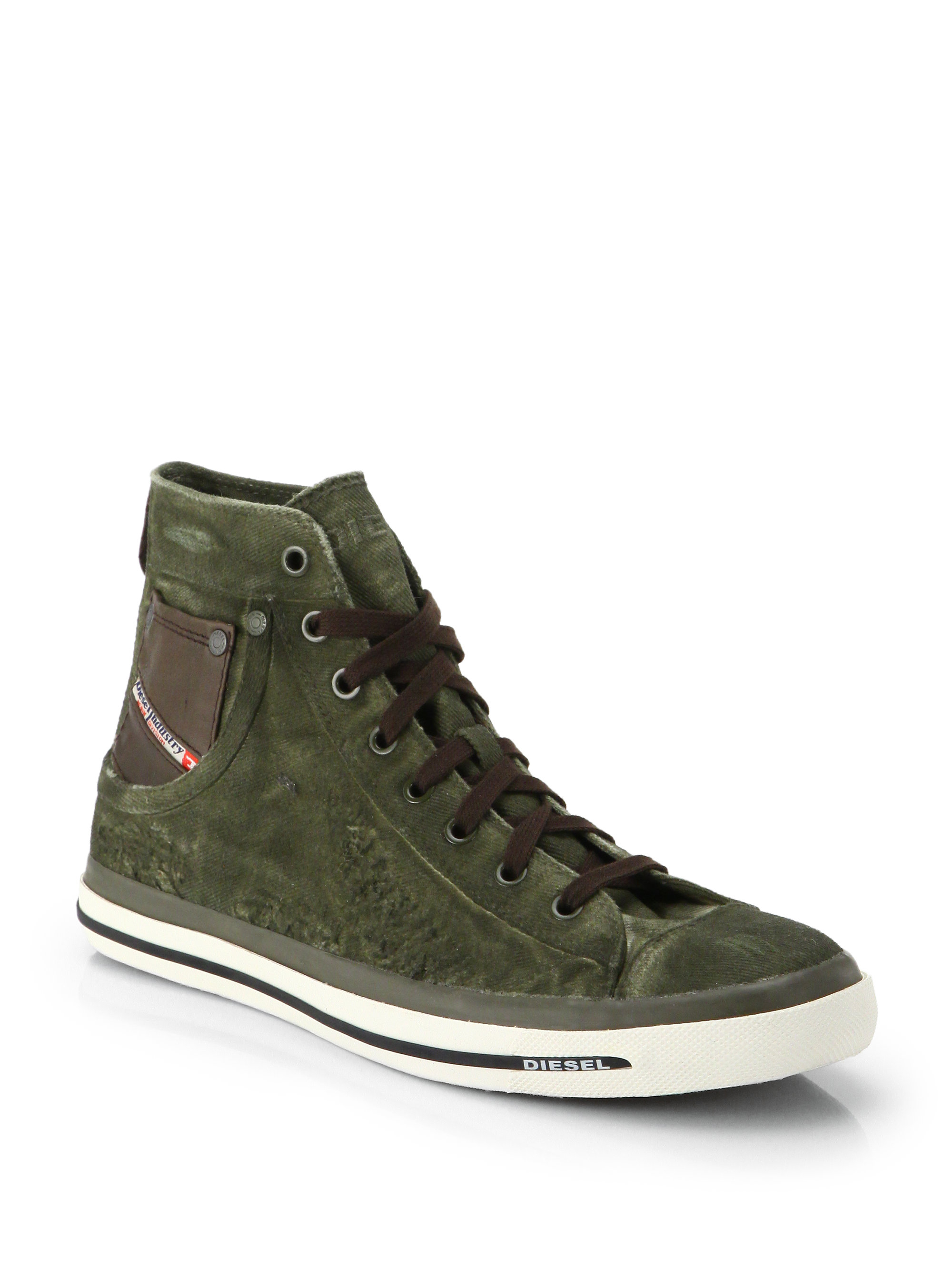 Top Sneakers in Olive-Green 