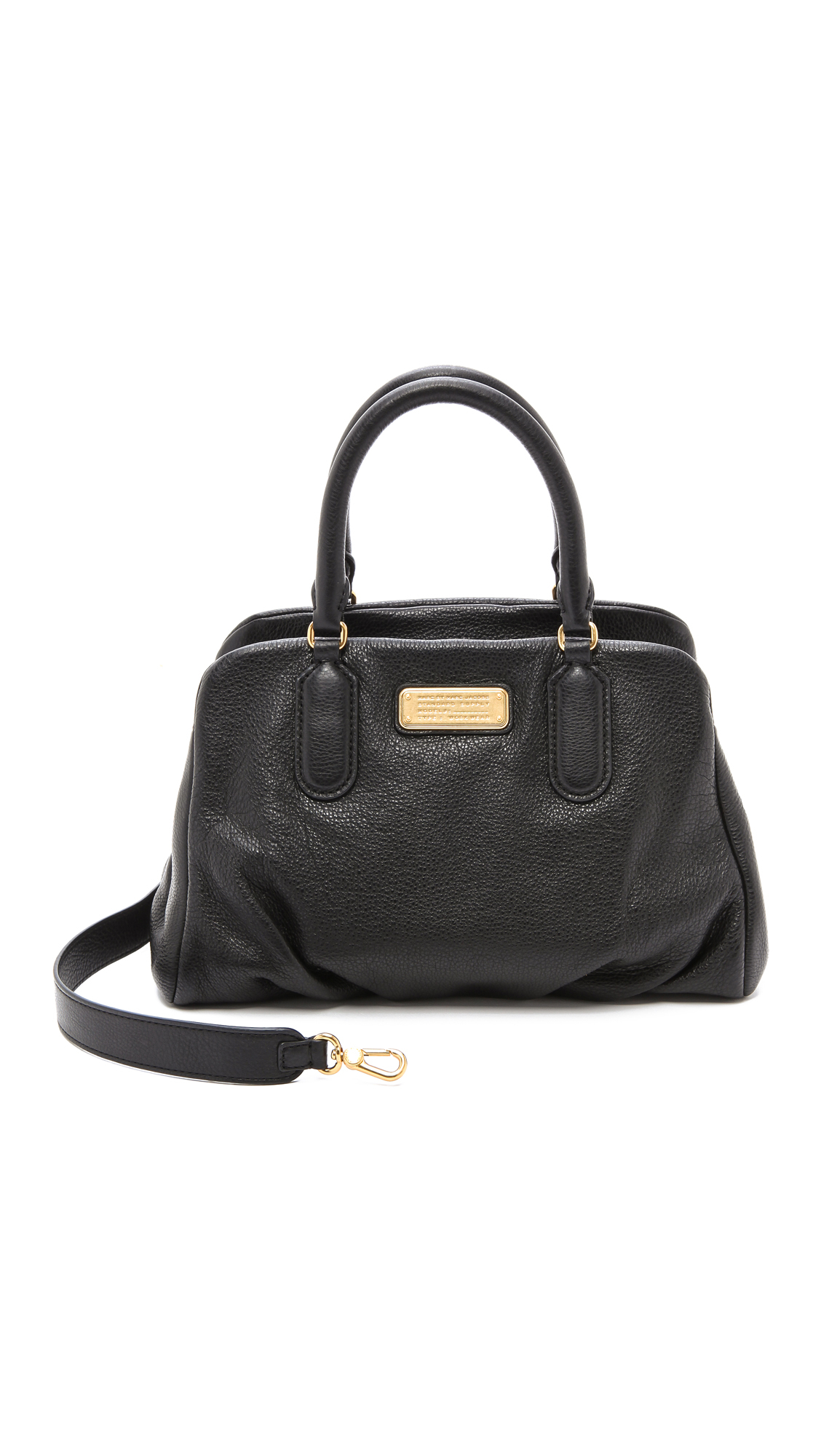 Marc By Marc Jacobs Leather New Q Baby Groove Bag Black Lyst
