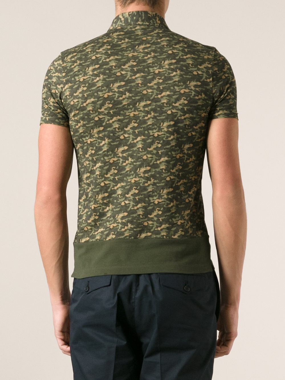 moncler camo polo