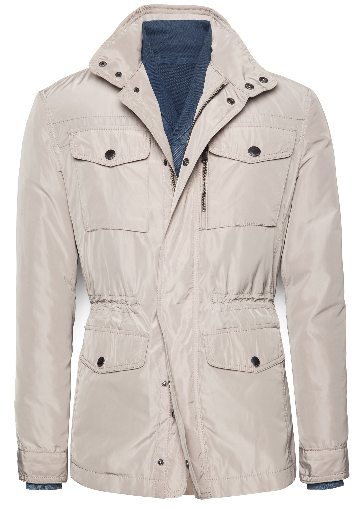 Mango Quiltedlined Field Jacket in Natural for Men Lyst