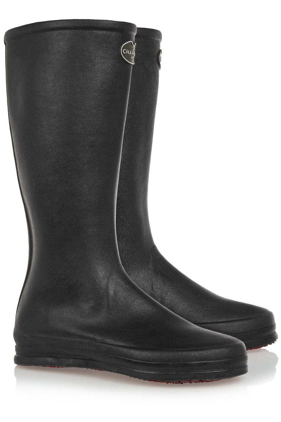 le chameau black wellington boots