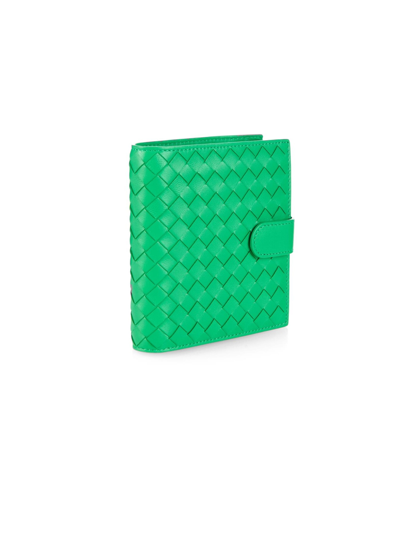 Bottega Veneta Square Intrecciato Leather Wallet Bottega Veneta Square Intrecciato Leather Wallet