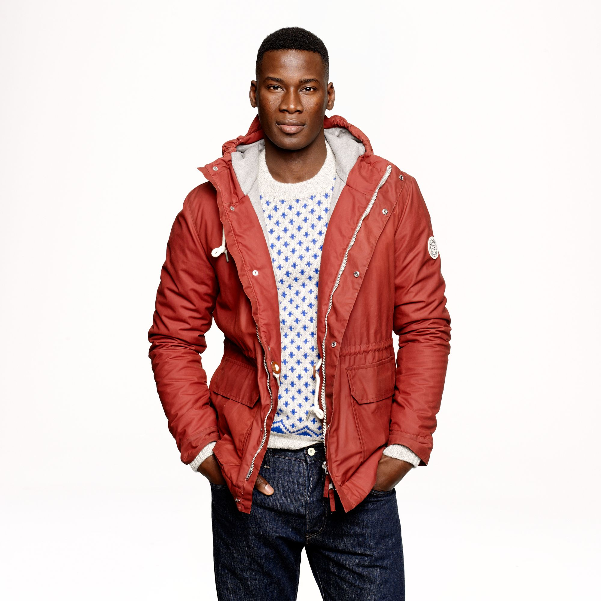 J.Crew Norse Projects Nunk Jacket in Burnt Red (Red) for Men - Lyst