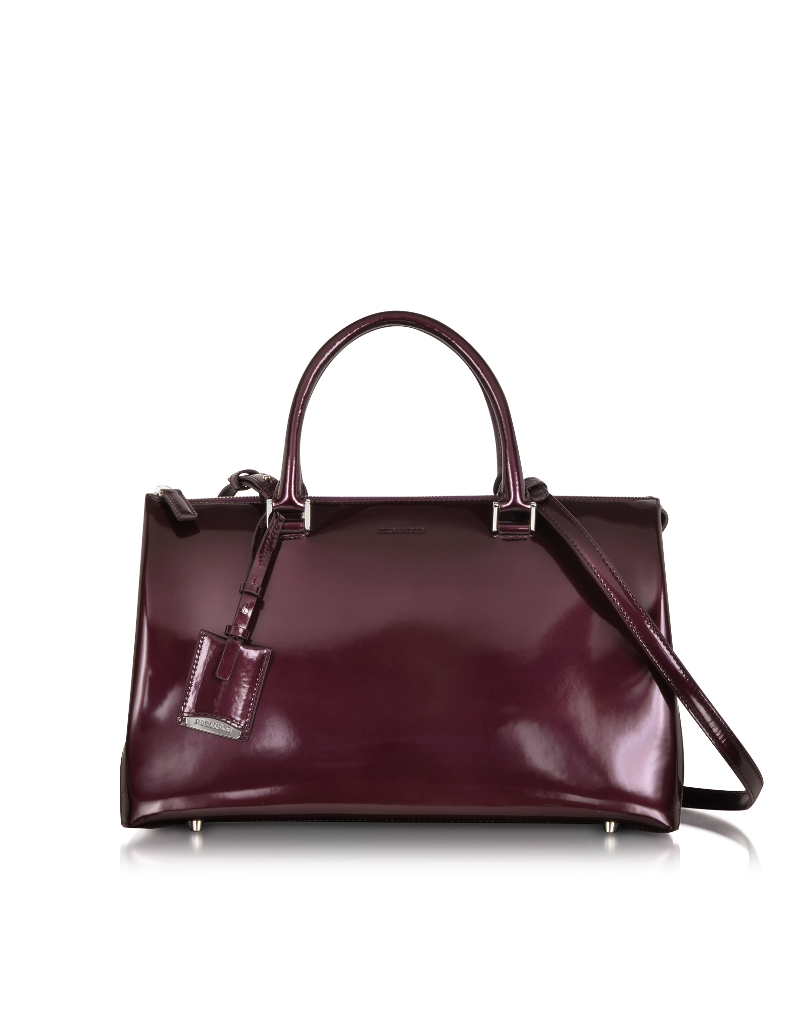 Jil Sander Work Size Patent Handbag jil sander purple patent leather medium jil bag in lyst Jil Sander Work Size Patent Handbag jil sander purple patent leather medium jil bag in lyst