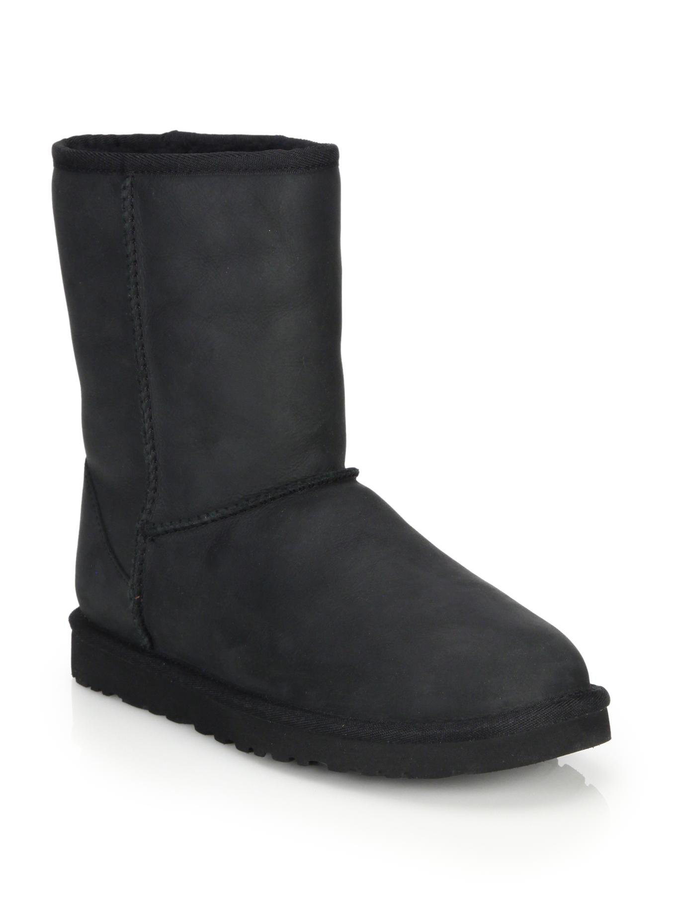 uggpure wool lined leather boot