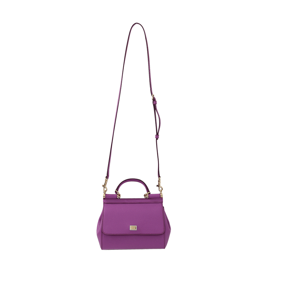 dolce and gabbana purple bag