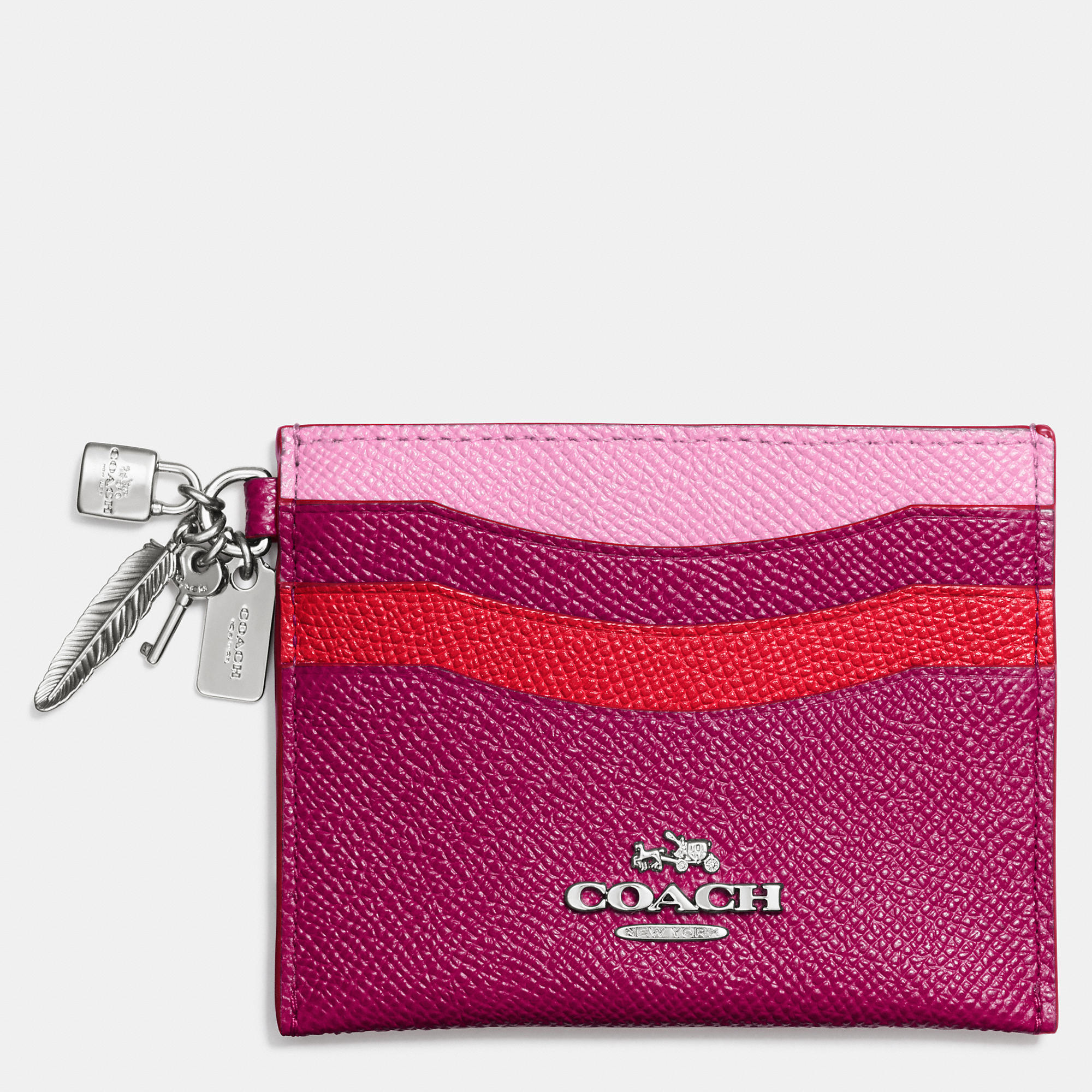 coach wallets cyclamen