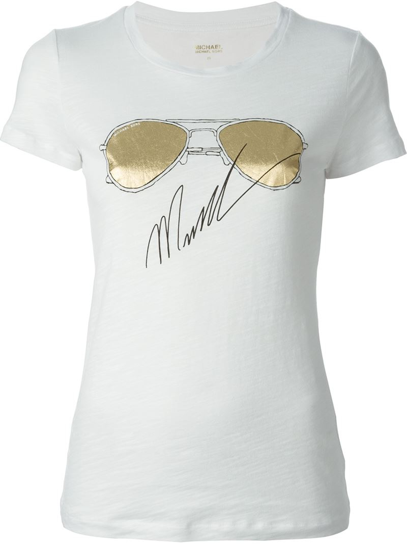 Michael Kors sequined crewneck tshirt women  Glamood Outlet