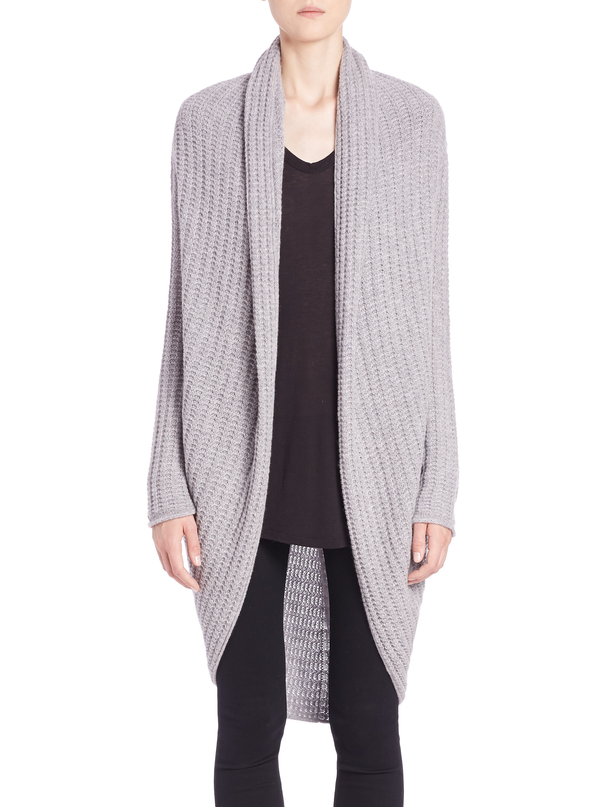 360cashmere Josephine Cashmere Cocoon Sweater in Grey (Gray) - Lyst