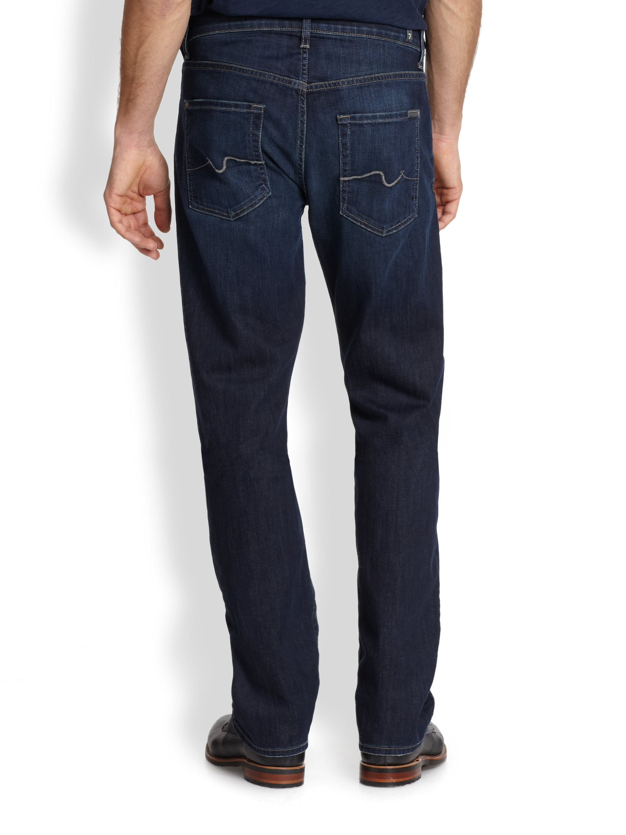 7 For All Mankind Luxe Performance: Carsen Modern Straight-leg Jeans in ...