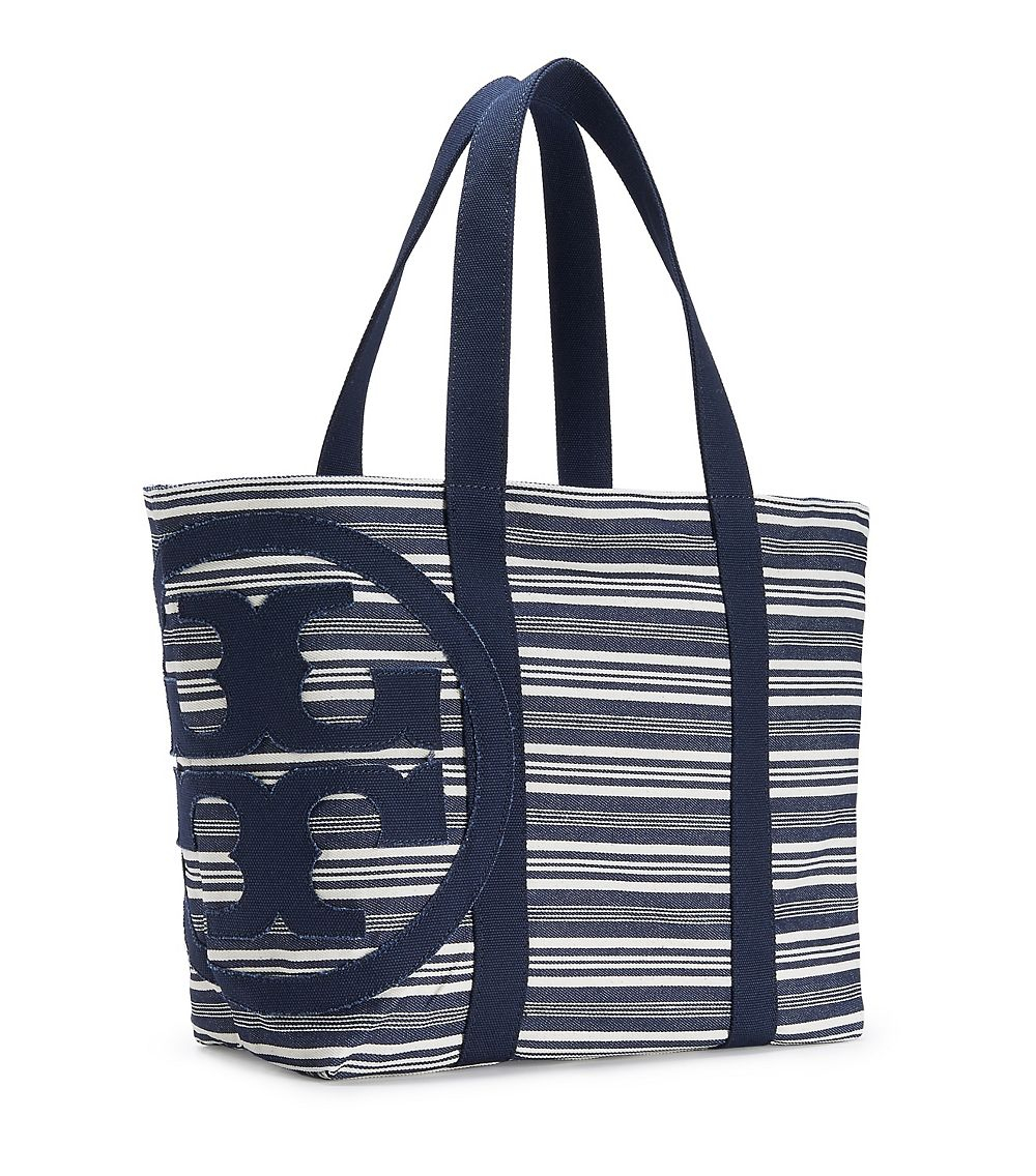 Tory Burch Beach Tote - Small Denim in Denim Stripe (Blue) - Lyst